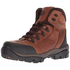 FSI FOOTWEAR SPECIALTIES INTERNATIONAL Men's 7267 6" Leather Waterproof Composite Toe No Exposed Metal EH Work Boot, Brown, 7.5 Wide