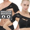MIRKUZI 1 Piece Black Shoulder Support Strap Shoulder Support with