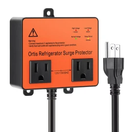 Ortis Refrigerator Surge Protector Double Outlet Voltage Protector for Appliances