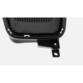 DAT AUTO PARTS Front Left Driver Side Fog Light Bumper Cover Bezel Trim Grille Molding Insert Replacement For 2015-2018 Kia Sedona Except LX w/Limited Black Grill Textured KI1038156 86523A9000