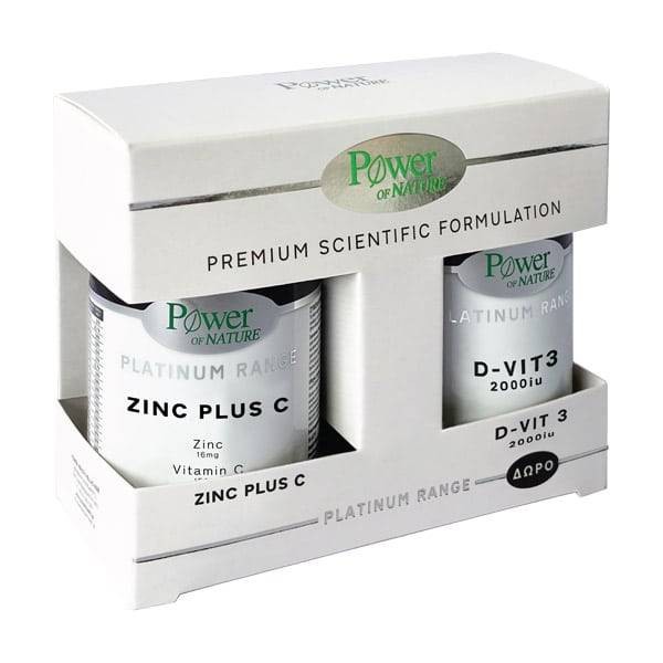 POWER OF NATURE PREMIUM RANGE ZINC PLUS C 30TABLETS +