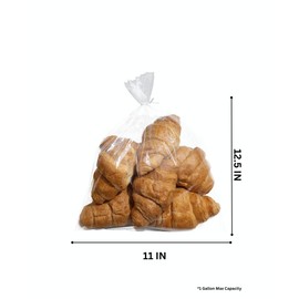 24/7 Bags Twist Tie Gallon Bags, 150 Count, Easy To Use, Twist-Ties Include, Food Contact Safe