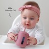 SAMiGO Silicone Baby Straw Cup for 6 12 18 Months,