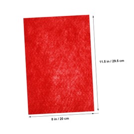 jojofuny 20pcs Felt Sheets for Crafts Non-Woven Fabric Soft and Stiff Craft Material for Projects Safe for Boys and Girls and Adults