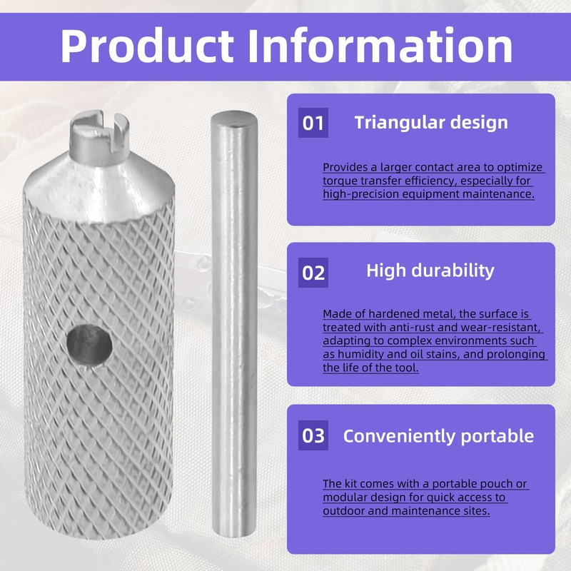 Knife Screwdriver Triangle Removal Tool – Microtech Screw Tool for