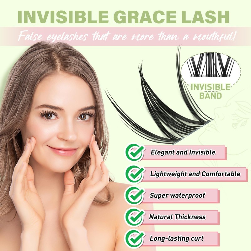 KEYYOU KEYYOU Fairy Lash Clusters Kit Snow Lotus Lash Extension