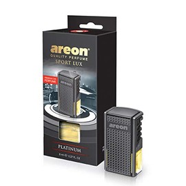 AREON AC03 Car Perfume Luxury and Elegant 0.27 oz Vent Clip Car Air Freshener, Platinum Scent (Pack of 3)