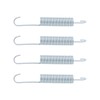 Briny River 4pcs 115x14x1.9mm Recliner Springs Galvanized Steel Dual Hook