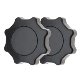 OTOTEC 2pcs Car Vehicle Front Seat Recline Knob Adjustment Handwheel 1J088167F 18D881671 Black Compatible with Polo Golf Jetta MK4 Passat Beetle Bora