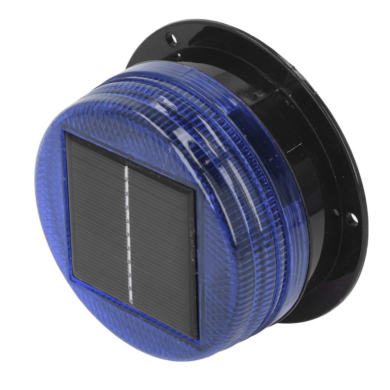 Solar Warning Strobe Light 6 High Brightness Bead Waterproof Construction