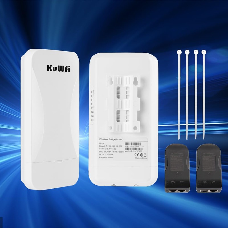 WLAN Bridge Point to Point Outdoor, 2.4 GHz 1 km
