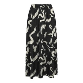 ONLY Women's Onlnova Life Vis Jamilla Skirt AOP Skirt, Black/Aop: 587 Yoko, S