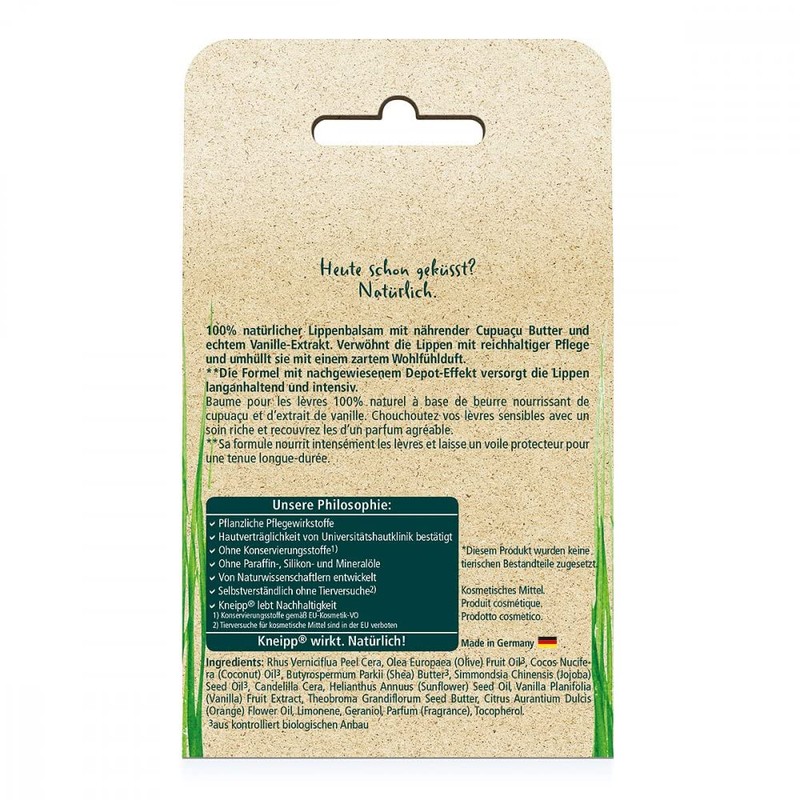 Kneipp Lip Balm Extra Care - Rich Lip Balm with