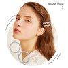 YADOCA 9Pcs 16G Septum Rings Surgical Steel Hoop Nose Rings