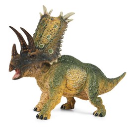 SanDoll Pentaceratops Dinosaur Figure, Realistic Model, Jurassic Period, Reptiles, Impressive, Carnivore, Children's Toy, Present, Display, Dinosaur Toy