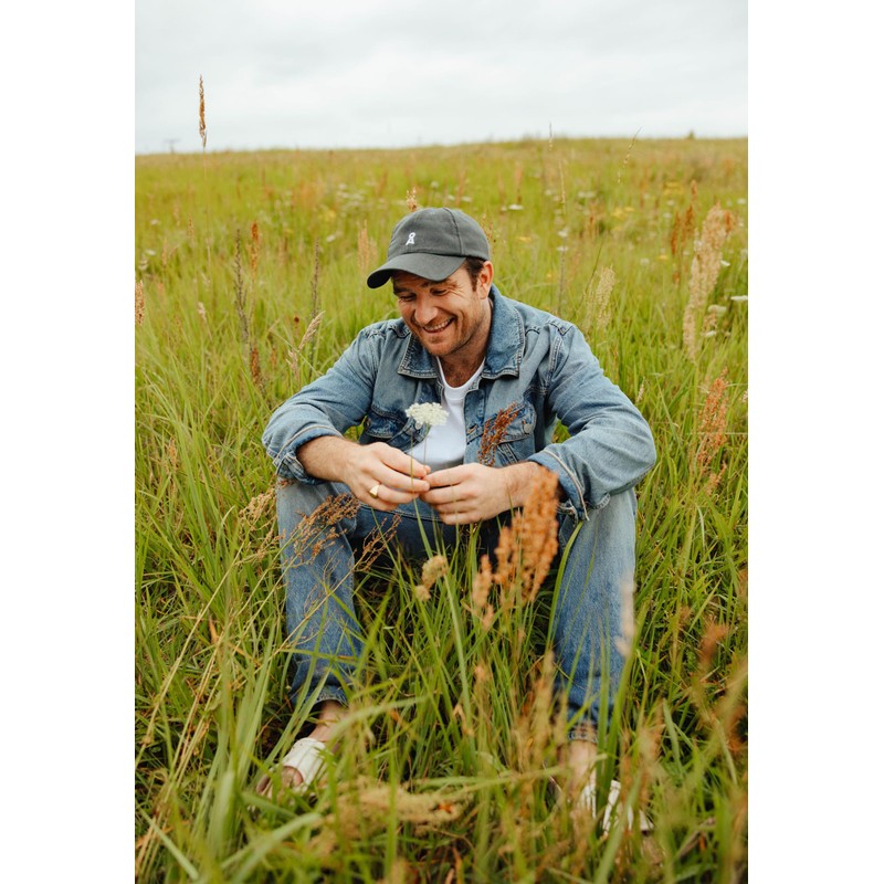 ARMEDANGELS Unisex cap made of organic cotton YENAAS BOLD, Space