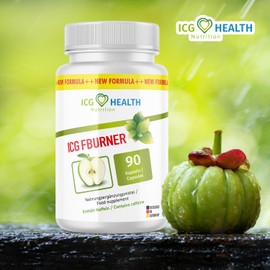 ICG FBURNER Health Nutrition | mit natürlichen Inhaltsstoffen | F Burn für Frau und Mann | 90 Kapseln 1x