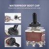 NON-SQUARE Toggle Switch ON-Off-ON 15A 12V DC/250V AC 6 Pin