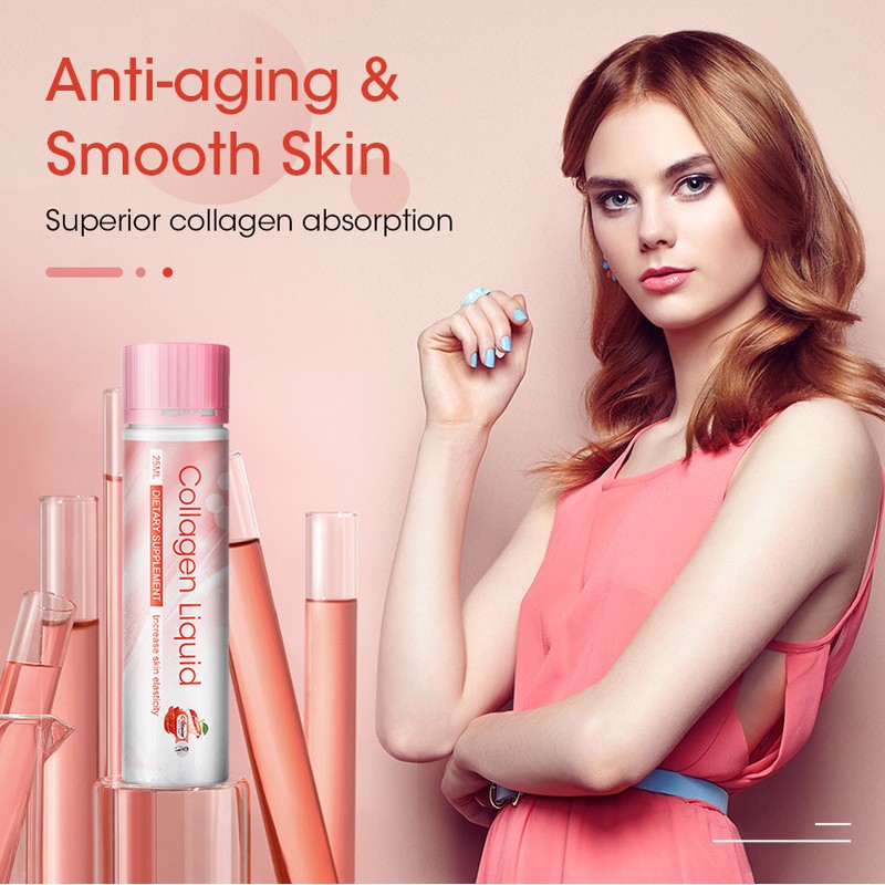 Alliwise Collagen Drink Marine Collagen Peptides Liquid Collagen Shot Collagen