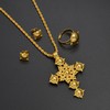 ETH-JE-G Ethiopian Jewelry for Women Set Ethiopian Traditional Jewelry Eritrean