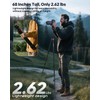 CAMBOFOTO 68" Lightweight Travel Camera Tripod with Ball Head, Compact