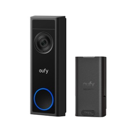 eufy Video Doorbell C31, Extra Rechargeable Battery Pack,2K FHD, Dual Power Options, Live Video Call, 24/7 Recording, Human and Motion Detection, HomeBase S380 Compatible, No Monthly Fee