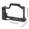 Black Aluminium Alloy Photography Shooting Vlog Camera Cage with Cold