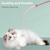 2PCS Mice Tail Cat Teaser Toys, Interactive Cat Wand Toys