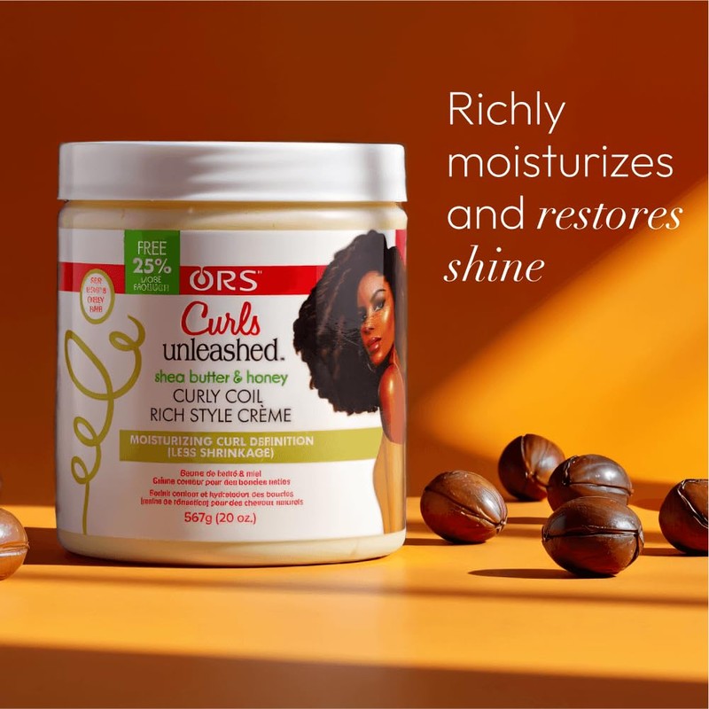 Curls Unleashed Style and Maintenance Shea Butter and Honey Curly