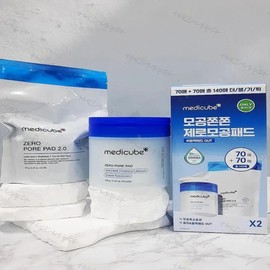Medicube Zero Pore Pad 2.0 70 sheets 1+1 original product refill plan x3S / 메디큐브 제로 모공 패드 2.0 70매 1+1 본품 리필 기획 x3S