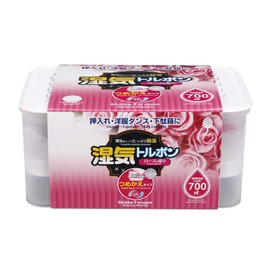 Kiyo J-6044 Chrysanthemum Dehumidifier, Moisture Torpon, Refill Type, Body, Rose Scent, 23.7 fl oz (700 ml)