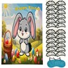 BASHOUT Easter Party Game, Pin The Tail on The Bunny,
