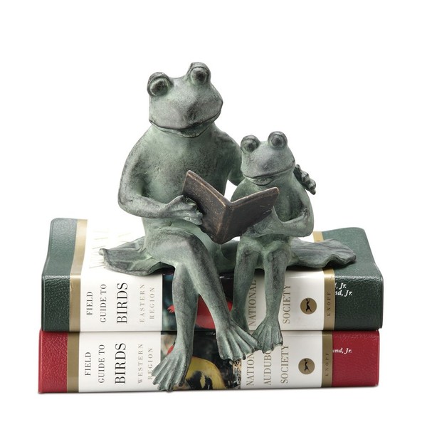 SPI Home Parent & Kid Reading Frog Shel