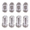 WellMall 8 Pcs Mop Slippers Socks Floor Cleaning,Microfiber Shoe Covers