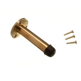 Solid Brass Door Stop 75mm