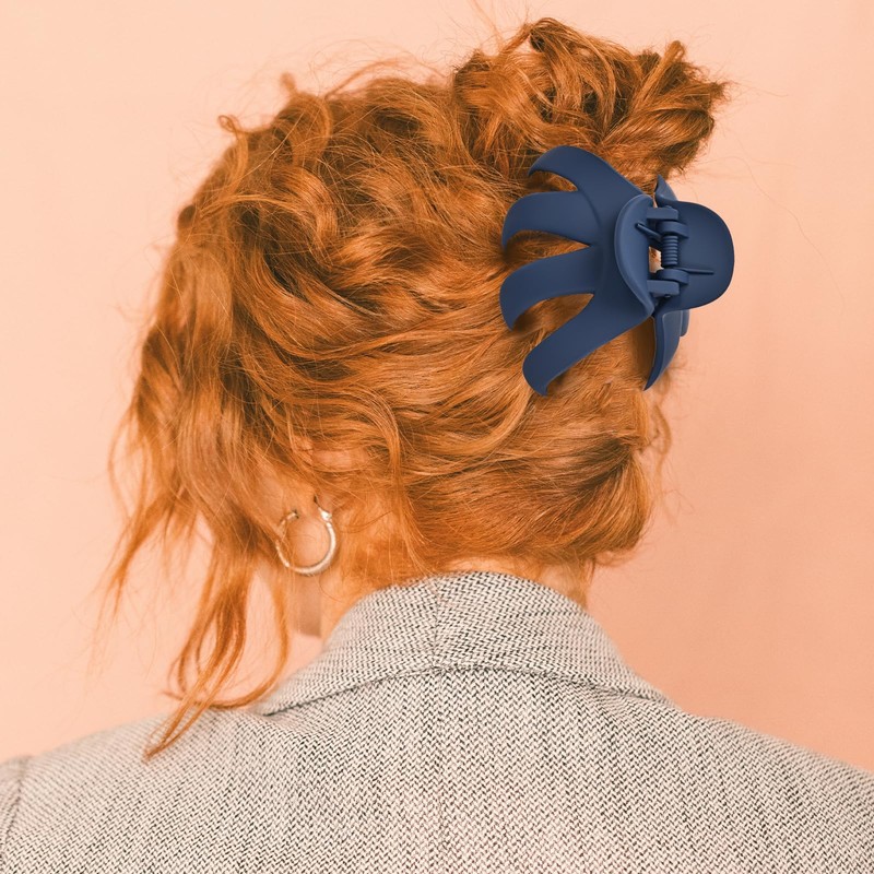 Lolalet ヘアクリップ 5個 大きめ ヘアクロー シンプル おしゃれ 大人 ヘアアレンジ 髪留め