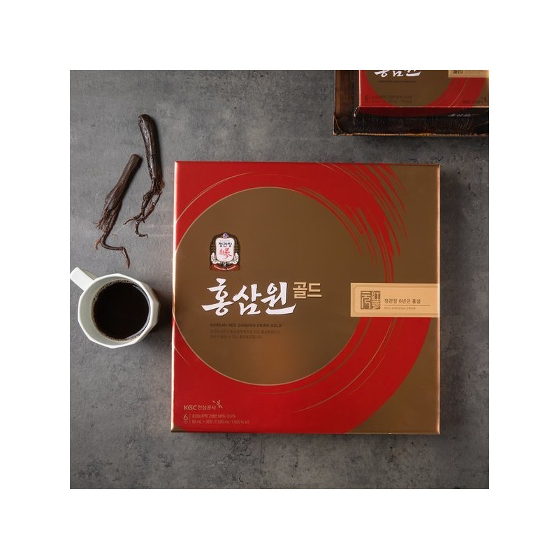 Jengkwanjang 정관장홍삼원 골드 1500ml(50mlx30포) Korean Red Ginseng Extract Gold 1500ml