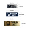 Standard Towels & Sheets Sign (Black) - Medium