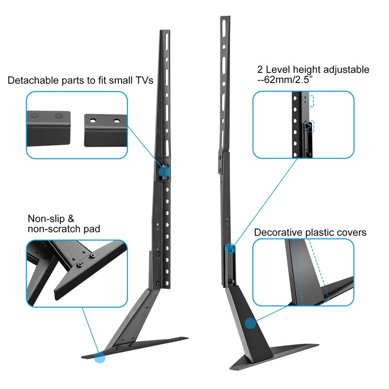 Suptek Universal TV Stand Table Top Replacement TV Legs for