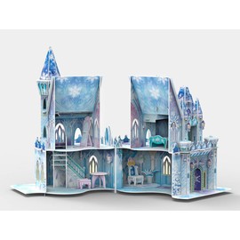 Brigamo Magic Elsa Ice Palace Dollhouse Castle for Craft & Play