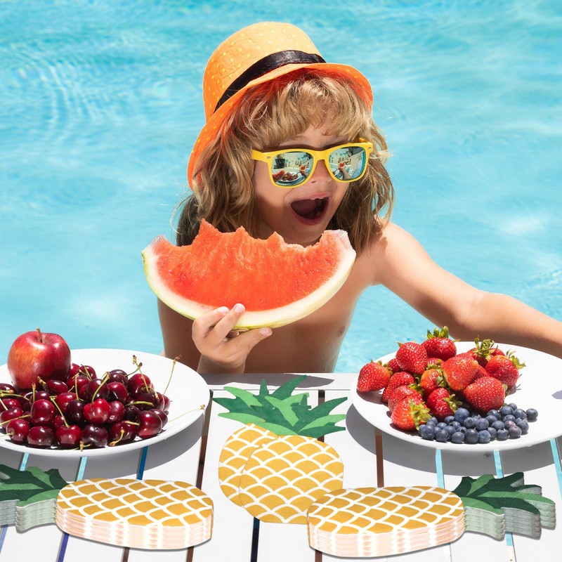 100 Pcs Pineapple Napkins