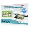 Laminating Sheets, PANDRI 100 Pack Thermal Laminating Pouches Holds 11
