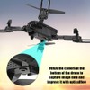 1808 Foldable Black WiFi FPV 1080P Camera Optical Flow Positioning