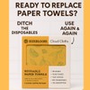 Cloud Cloths: Swedish dishcloths, 6 Pack Reusable Paper Towels, Super