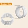 2 Pcs SB1.093-14 Shower Grab Bar Snap|Bushing|Grommet|White Nylon, Compatible with