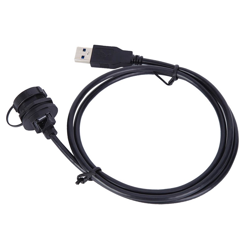 Waterproof USB Connector USB3.0 Female Male Meter Wire Plug Panel