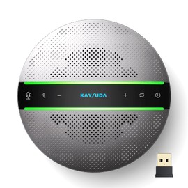 Kaysuda SP300 Speakerphone, Bluetooth Speaker, Conference Speaker Microphone, PC Microphone, Omnidirectional Microphone, Two-Way Calling, Online Conferencing, Web Conferencing, Telework, Online
