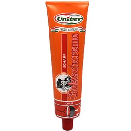 Univer Goulash Cream Sharp 160 g Tube - Sharp Hungarian Spice Paste for Goulash & More - Aromatic & Spicy