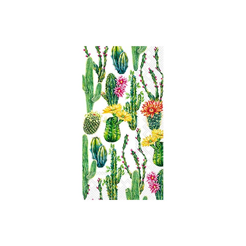 Boston International IHR 3-Ply Paper Napkins, 16-Count Guest Size, Exotic