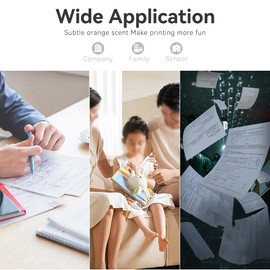 Fit for HP 31 32XL Orange Scented Ink Refill Bottles 31/32XL Refill Ink Bottle Compatible with Smart Tank 7301 6001 7602 5000 5101 5102 7001 Smart Tank Plus 551 651 455 457 450 Printer （4pack）